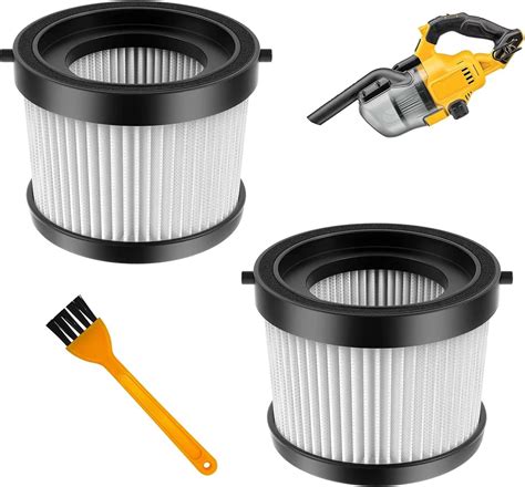 Pack Hepa Filter Replacement For Dewalt Dcv Hb V Cordless