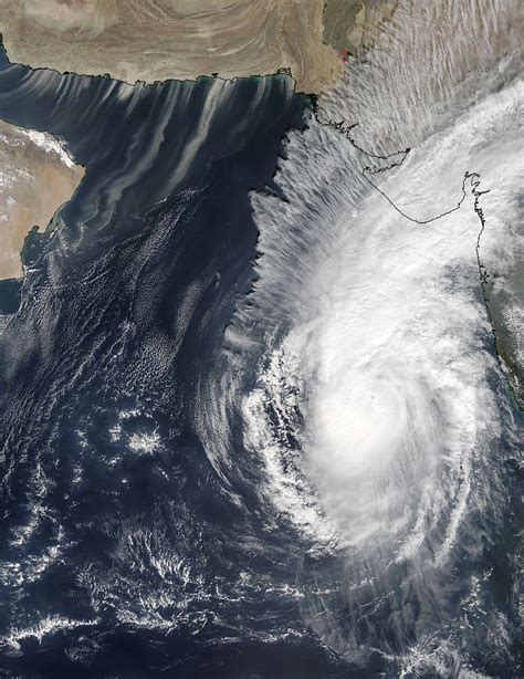 Tropical Cyclone Ockhi (03B) and dust storms in the Arabian Sea