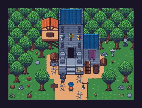 Mock Up For My Game The Hedge Wizard R Rpgmaker