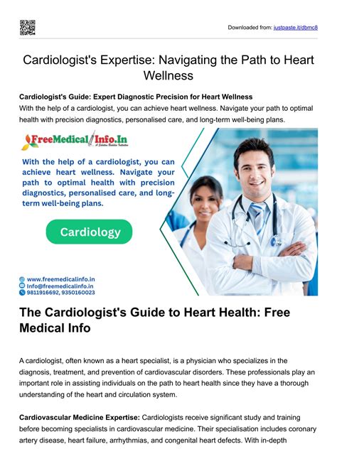 Ppt Cardiologists Expertise Navigating The Path To Heart Wellness