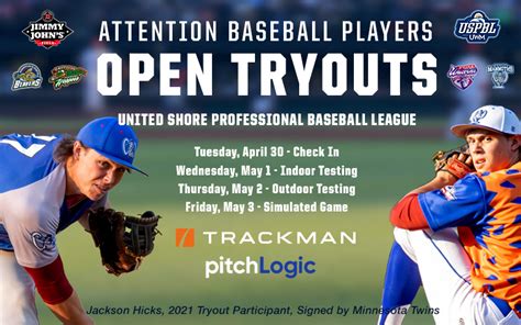 2024 USPBL Spring Open Tryouts - United Shore Professional Baseball League (USPBL)