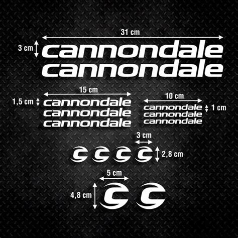 Bicycle mountain bike stickers Cannondale Classic | MuralDecal.com