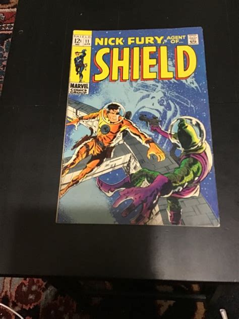 Nick Fury Agent Of Shield Jim Steranko Art Hitler Vf