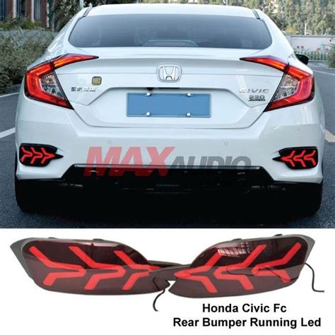 Buy Honda Civic Fc V Arrow Style Rear Bumper Reflector Led