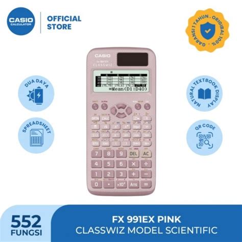 Jual Casio Fx Ex Kalkulator Ilmiah Scientific Calculator Ex