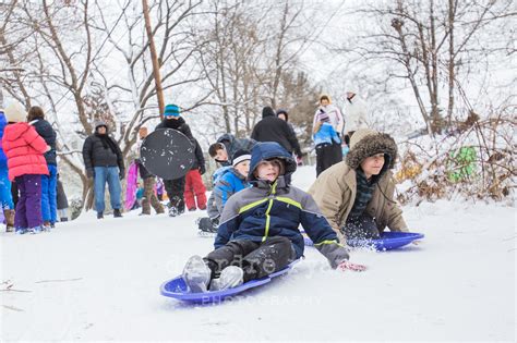 Kids Got A Snow Day For Sledding In Bordentown City