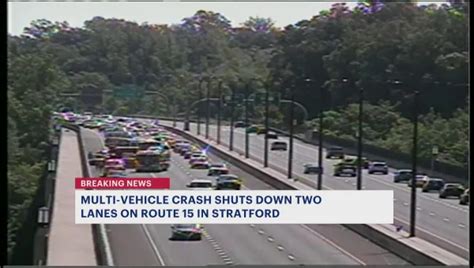 Merritt Parkway Reopens In Stratford After Multivehicle Crash Shuts