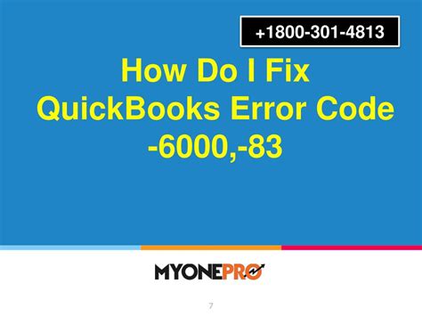 PPT How To Fix QuickBooks Error 6000 83 When Opening Company File