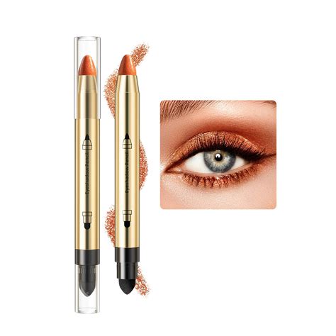 Zaroyeax Double Ended Eyeshadow Stick Waterproof Glitter Eyeshadow Pen