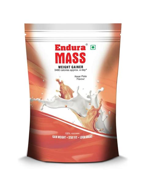 Endura Mass Weight Gainer Kesar Pista Protein Powder 907 G Jiomart