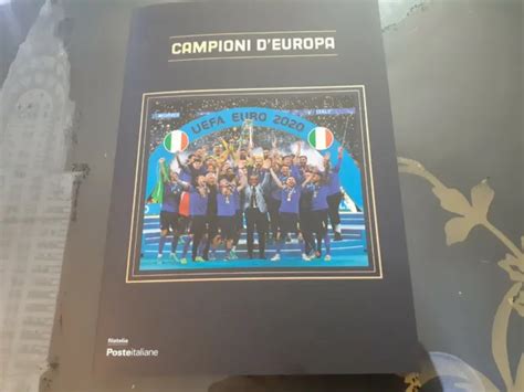 Folder Poste Italiane Italia Campione Uefa Euro Calcio