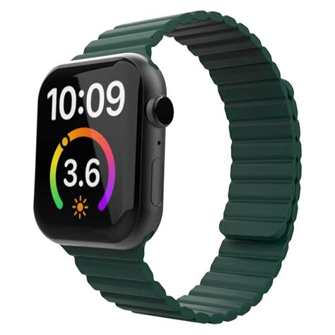 Lippa Apple Watch Magnetisk Silikonerem M Rkegr N