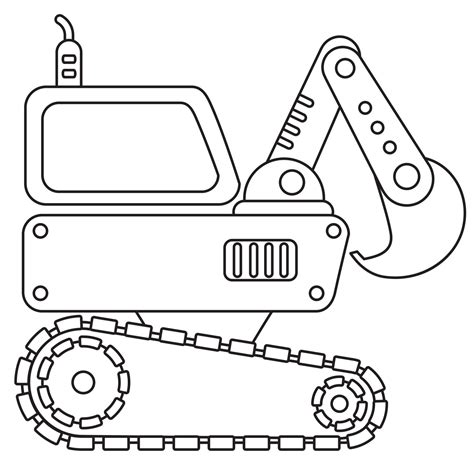 Retroescavadeira Para Colorir Blog Roupinhas Tec Bebe