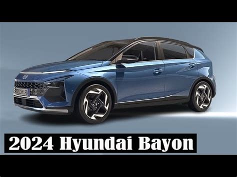 New 2024 Hyundai Bayon Facelift Revealed Refreshed Exterior Interior