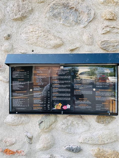 Menu au L'Etape Fast Good restaurant, Céret