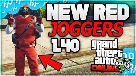 GTA 5 ONLINE RED JOGGERS HOW TO GET RED JOGGERS AFTER PATCH 1 40