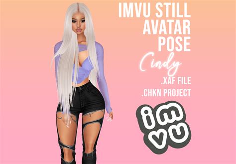 Imvu Still Avatar Cindy Xaf Format With Instant Import Chkn Project