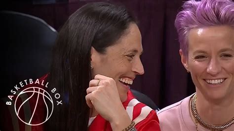 Wnba Sue Bird Megan Rapinoe Mid Game Interview Wnba All Star Game