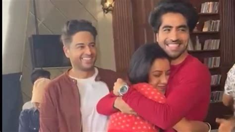 Rupali Ganguly Gaurav Khanna Surprise Harshad Chopda Amidst His