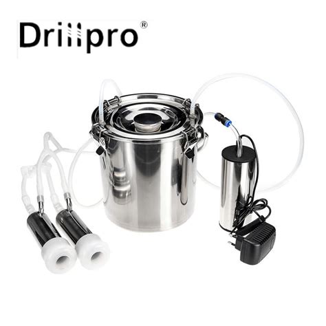 Buy Drillpro 5L 220V Upgraded Version Double Head Electric Milking