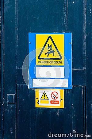 Electrical Hazard Labels Stock Photography | CartoonDealer.com #38085554