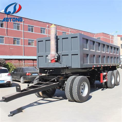 2 Axle Tractor Haul Cargo Carrier Full Trailer For Sale China Tractor