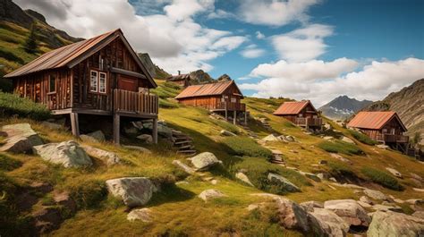 Mountain Cabin Cabins In The Mountains Backgrounds | JPG Free Download ...