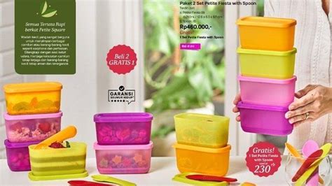 Katalog Promo Tupperware Terbaru Juni Koleksi Kotak Makan