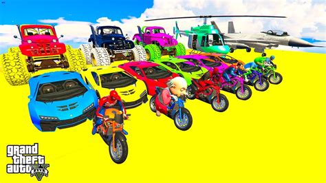 Gta V Maga Rump New Stunt Race For Car Racing Challenge By Cars Boats And Motorcycle Youtube