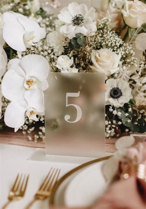 Andi Mejia Day Of Items Portfolio Wedding Table Numbers Wedding