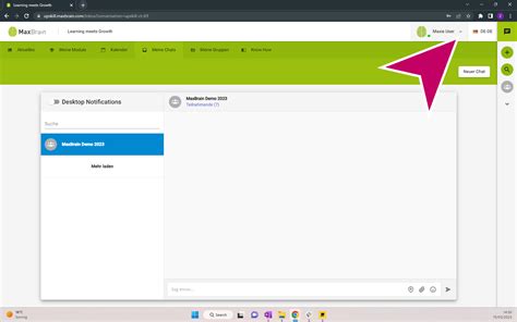 Chat Status Maxbrain Lernplattform Learning Platform