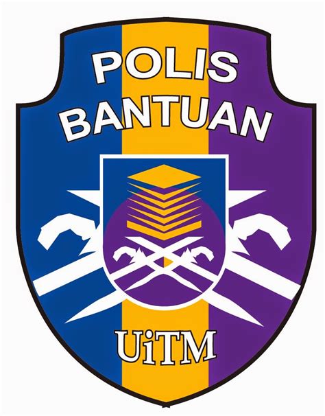 Logo Polis Bantuan UITM - auxiliary police