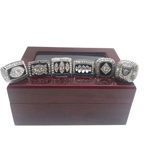 Oakland Raiders Championship 6 Rings Set Byt Shops