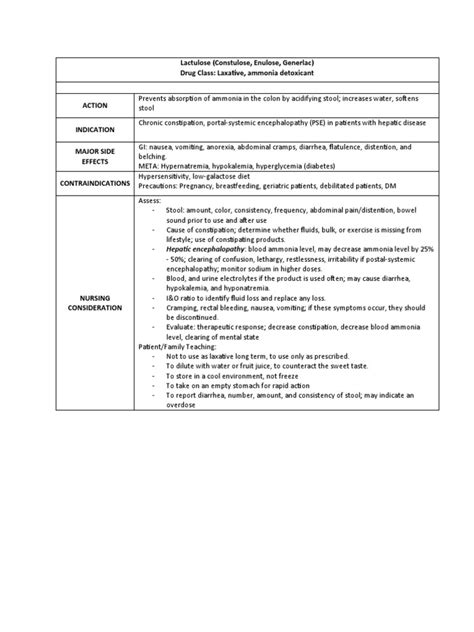 Osmotic Laxatives | PDF | Constipation | Medical Specialties