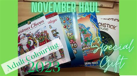 November 2023 HAUL Adult Colouring SPECIAL GIFT SURPRISE YouTube