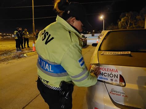 La APSV retiró a 66 conductores de la vía pública durante el fin de