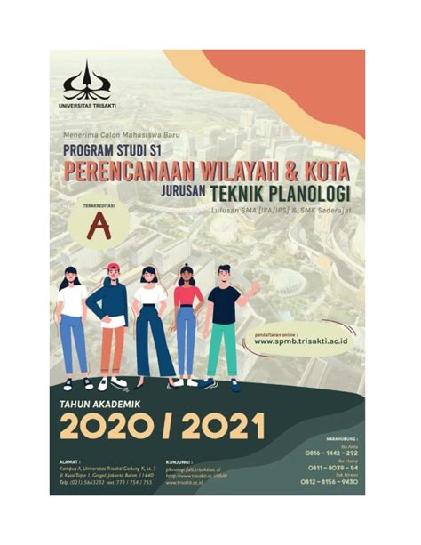 MENERIMA CALON MAHASISWA BARU PROGRAM STUDI PERENCANAAN WILAYAH DAN