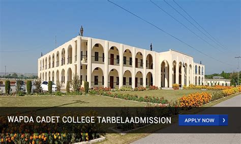 Wapda Cadet College Tarbela Admission