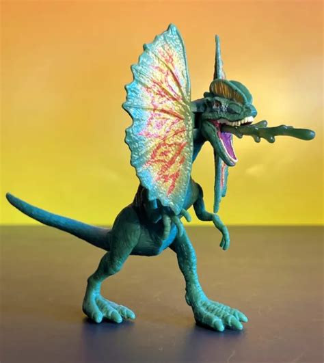 Mattel Jurassic Park Legacy Dilophosaurus From Get Away Pack 4 Figure