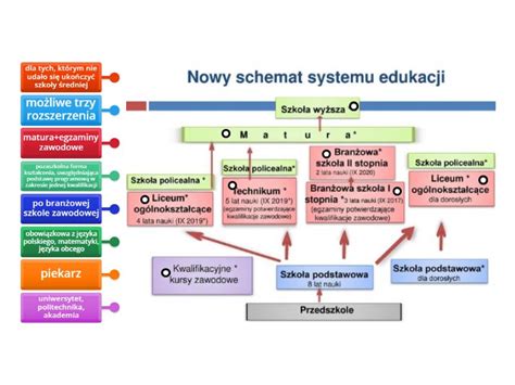 System Edukacji W Polsce Labelled Diagram