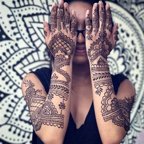 Full Sleeve Henna Tattoos Mehndi Design Henna Inspired Tattoos Henna