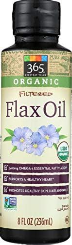 365 Everyday Value Organic Filtered Flax Oil 8 Fl Oz Pricepulse