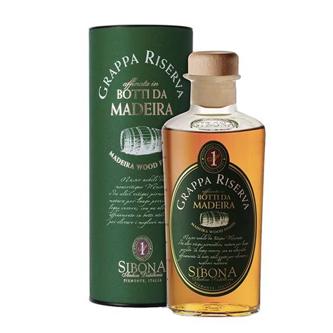 Grappa Riserva Sibona Affinata In Botti Da Madeira L Astuccio A