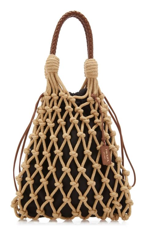 Moda Operandi Spring Summer Prada Crochet Net Tote Macrame