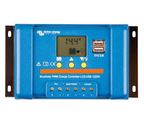 Victron BlueSolar PWM LCD USB 12 24V 20A Charge Controller