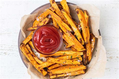 Crispy Air Fryer Sweet Potato Fries Sunkissed Kitchen