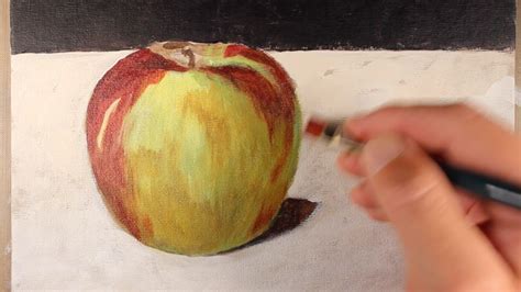 Basic Acrylic Painting Techniques How To Paint An Apple