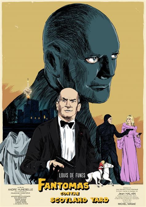 Fantomas Contre Scotland Yard Poster By Cherepanov Alexander