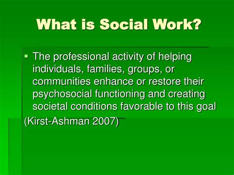 Ppt Social Work Powerpoint Presentation Free Download Id1245246