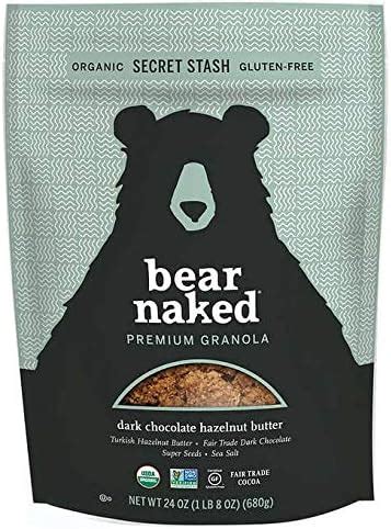 Organic Bear Naked Premium Dark Chocolate Hazelnut Butter Granola